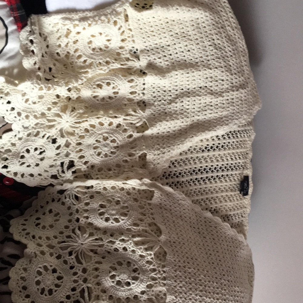 Cream dress sweater